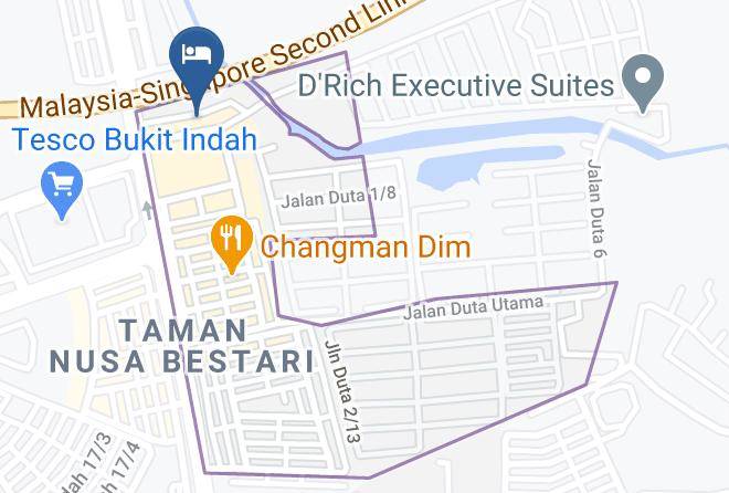 Johor Bahru - North City Hotel Maps