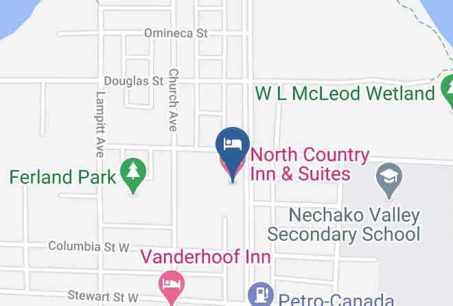 Bulkley Nechako - North Country Inn & Suites Maps