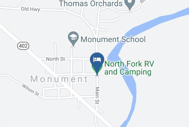 North Fork Rv And Camping Map - Oregon - Grant
