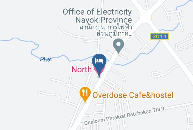 Amphoe Mueang Nakhon Nayok - North Hotel Maps