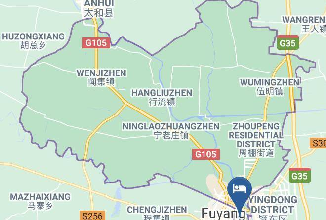 Fuyang - North Of Anhui Hotel Maps