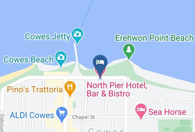 Bass Coast - North Pier Hotel Bar & Bistro Maps