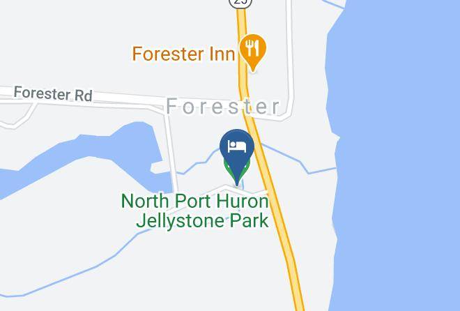 Sanilac County - North Port Huron Jellystone Park Maps