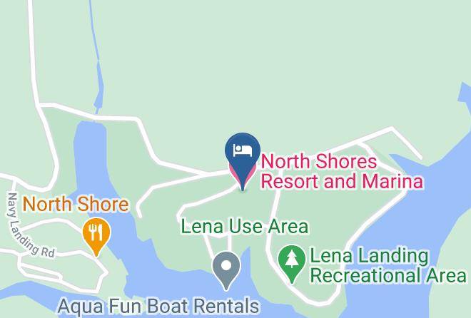 Garland - North Shores Resort And Marina Maps