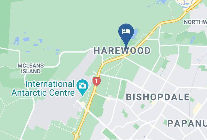 Christchurch - North South Holiday Park Christchurch Maps
