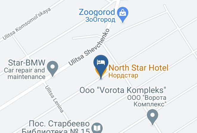 North Star Hotel Map