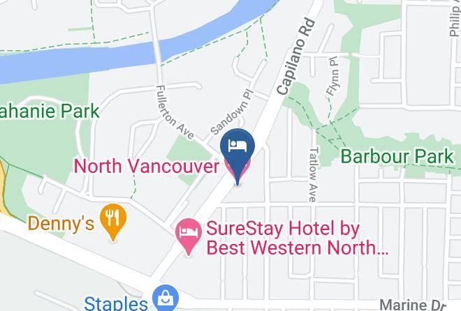 Greater Vancouver - North Vancouver Hotel Maps
