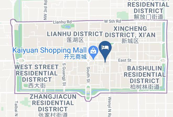 Xi An - North West Hotel Xi'an Maps