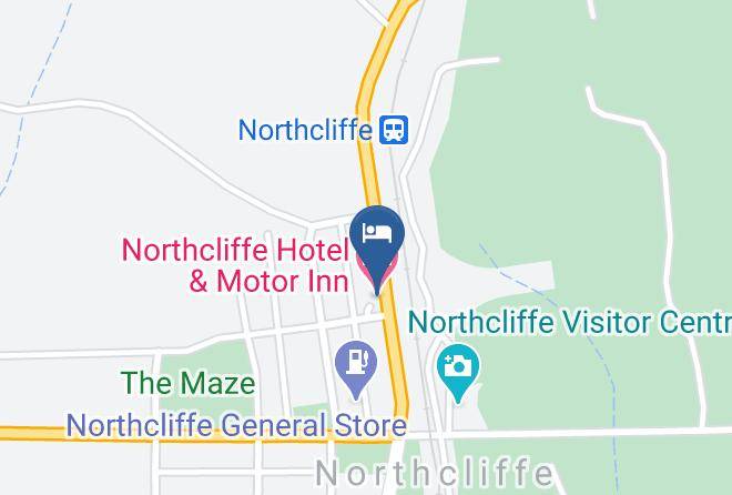 Manjimup - Northcliffe Hotel & Motor Inn Maps