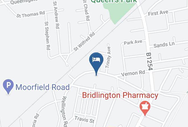 East Riding Of Yorkshire - Northcote Hotel Hotels Bridlington Maps