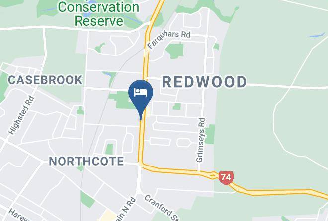 Christchurch - Northcote Motor Lodge Maps