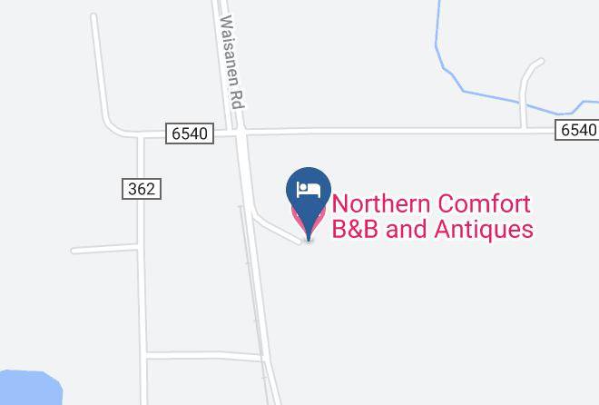 Northern Comfort B&b And Antiques Map