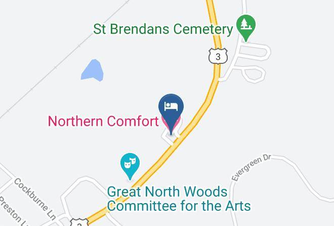 Coos - Northern Comfort Motel Maps