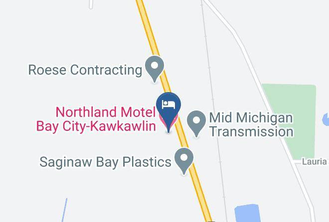 Bay County - Northland Motel Bay City Kawkawlin Maps