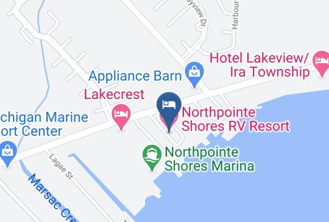 St Clair County - Northpointe Shores Rv Resort Maps