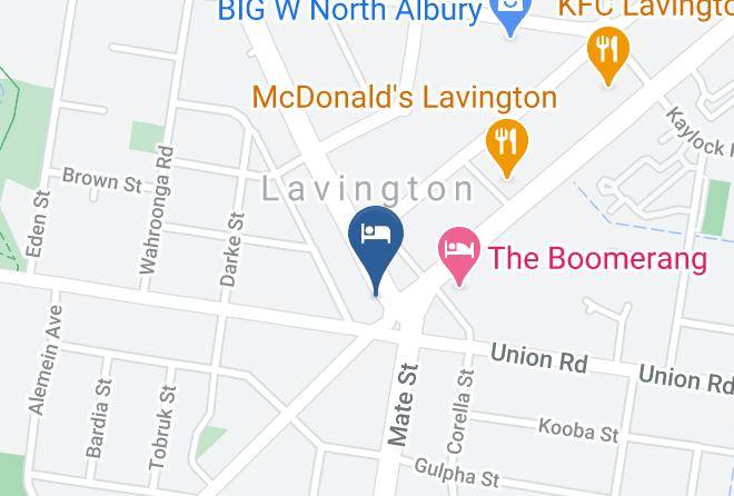 Albury - Northside Hotel Motel Maps