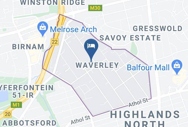 City Of Johannesburg - Northside Lodge Maps