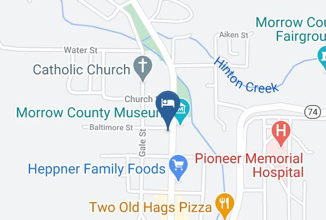 Morrow - Northwestern Motel & Rv Park Maps