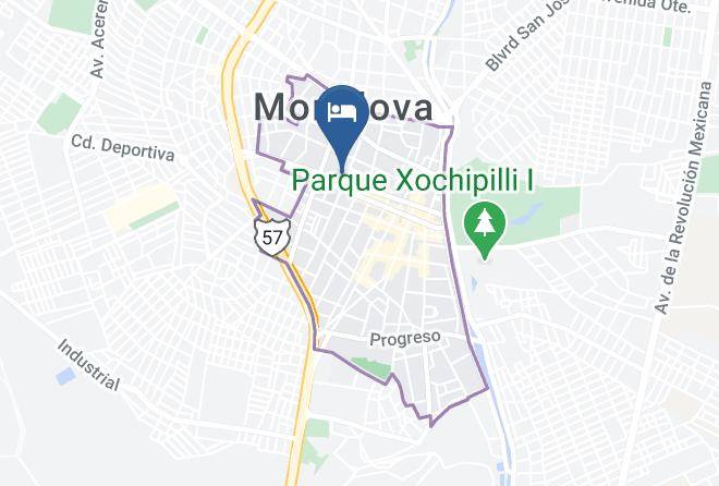 Monclova - Noruega Hotel Maps