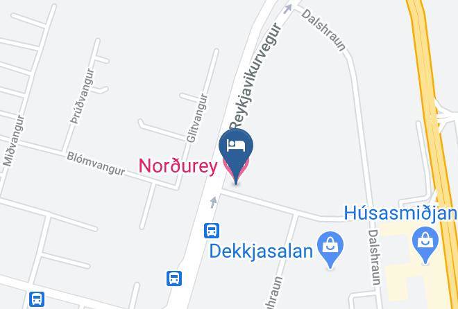 Hafnarfjordur - Norurey Hotel Maps