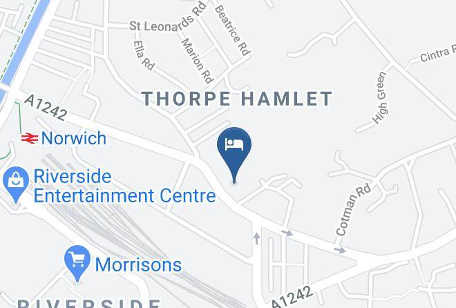 Norfolk - Norwich Hotel Maps