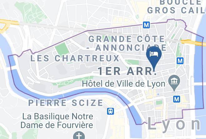 Rhone - Nos Chambres En Ville Chambre D'hote A Lyon Maps