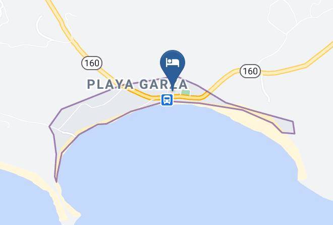 Nicoya - Nosara Hotel Playa Garza Maps