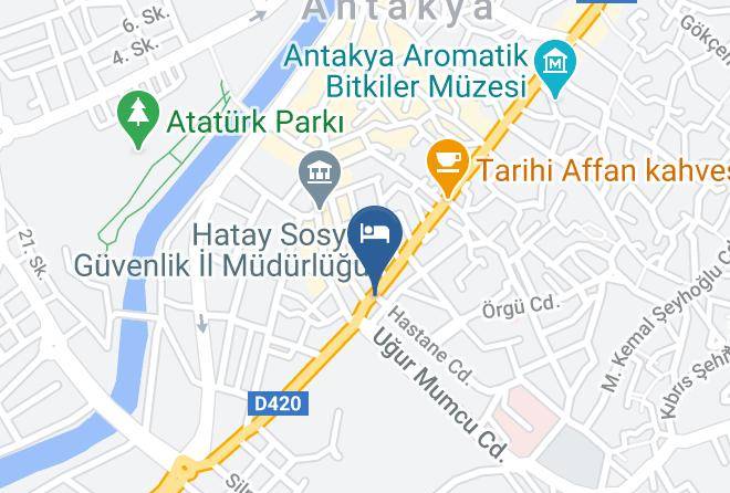 Antakya - Nostaljik Suites Maps