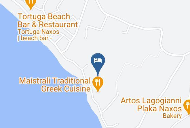 Naxos - Nostos Plaka Beach Maps