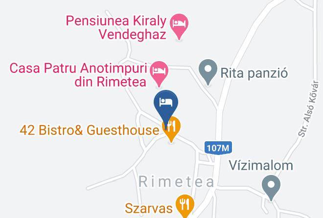 Rimetea - Nosztalgia Vendeghaz Maps