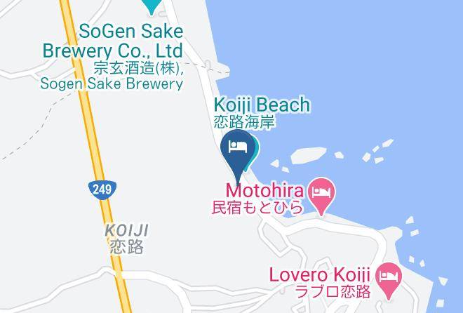 Noto Townhosu District - Noto Minshuku Inn Koijiya Maps