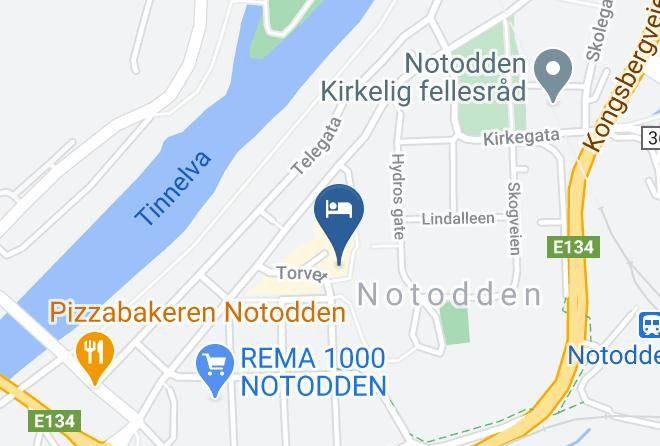 Notodden - Notodden Hotel Maps
