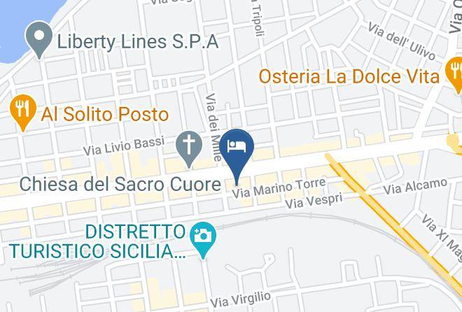 Trapani - Notti A Trapani Maps