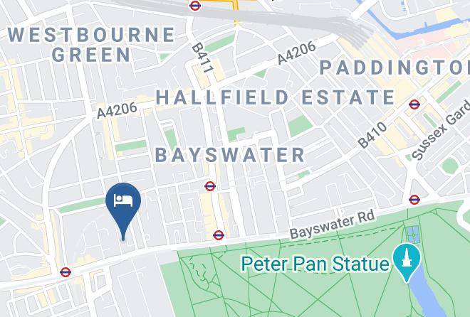 London - Notting Hill Gate Hotel Maps