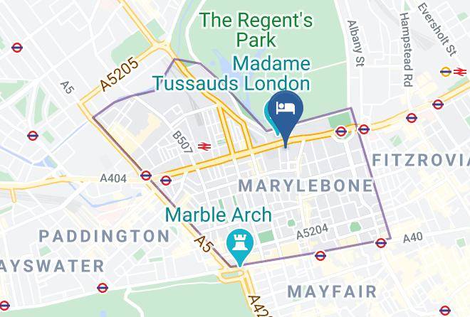 London - Nottingham Place Hotel London Maps