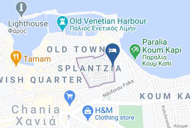 Khania - Notus Hotel Chania Old Town Maps