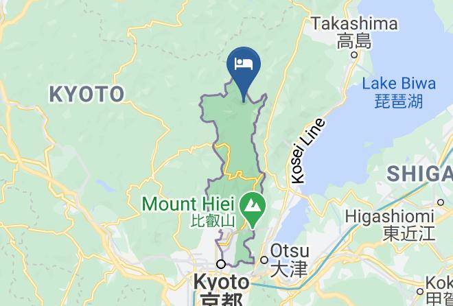 Kyoto City Sakyo Ward - Nouka Minshuku Okude Maps