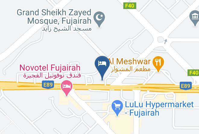 Fujairah - Nour Arjaan By Rotana Maps