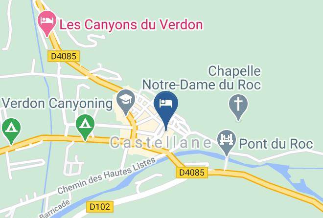 Alpes De Haute Provence - Nouvel Hotel Du Commerce Maps