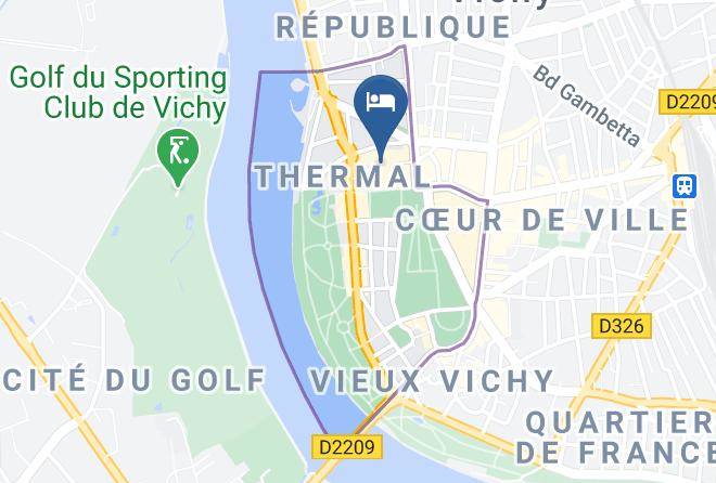 Allier - Nouvelle Societe Hoteliere Vichyssoise Maps