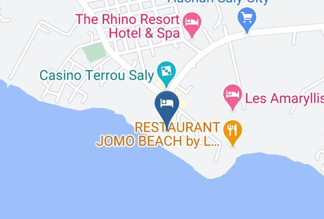 Mbour - Nouvelles Frontieres Hotel Club Les Filaos Maps