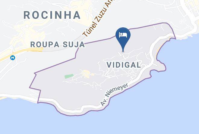 Rio De Janeiro Vidigal - Nova Era Coliving Coworking & Bar Maps