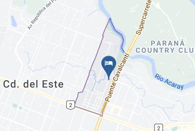 Ciudad Del Este - Nova Hotel Executive Maps