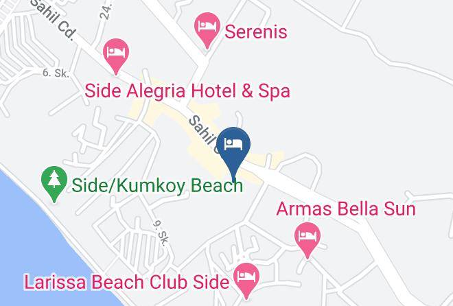 Manavgat - Nova Park Hotel Side Maps