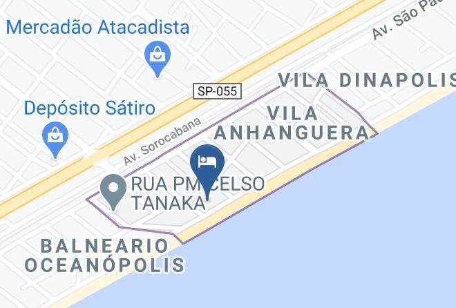 Mongagua - Nova Pousada Beira Mar Maps