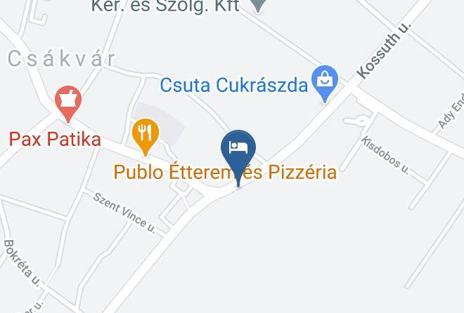 Csakvar - Novak Haz Maps