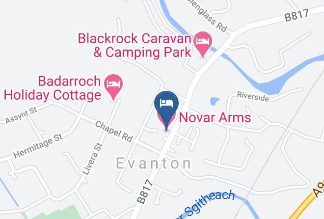 Novar Arms Hotel Map