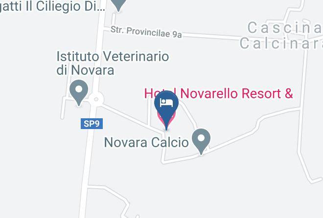 Novara - Hotel Novarello Resort & Spa Maps