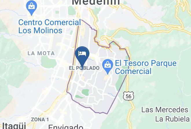 Medellin - Novelty Suites Hotel Maps