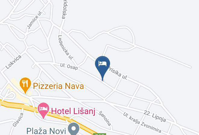 Novi Vinodolski - Novi Vinodolski Ulica Osap Maps